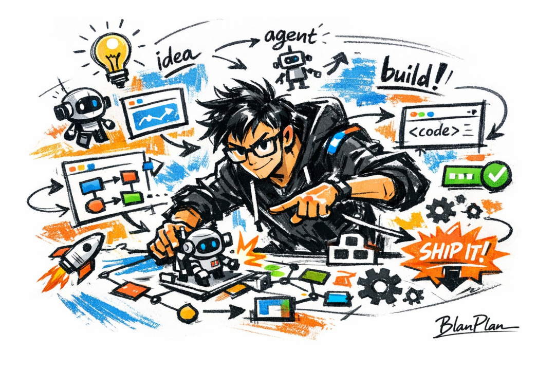 涂鸦速写风作品