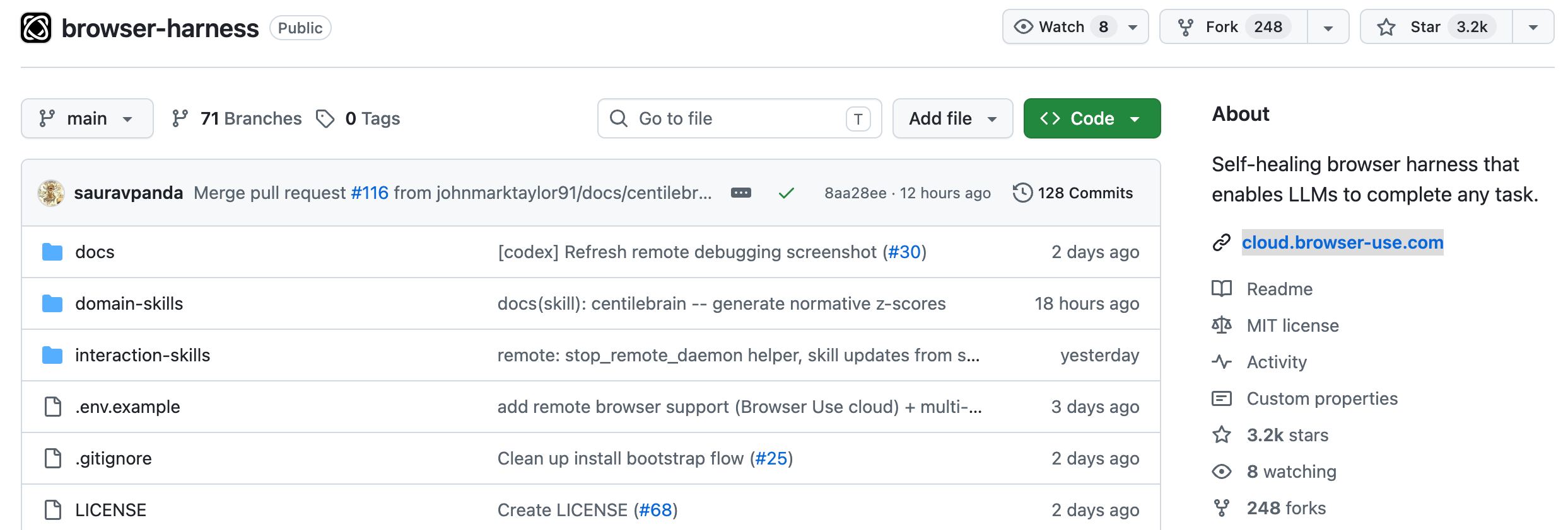 Browser Harness 项目