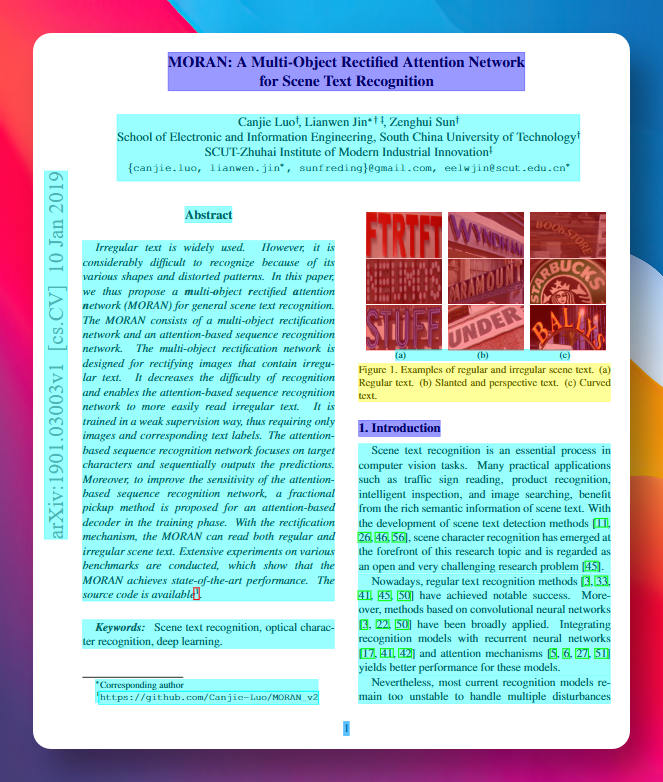 公式和图表输出示例