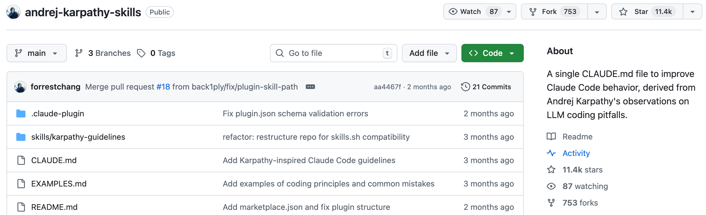 Karpathy 编程原则总结图