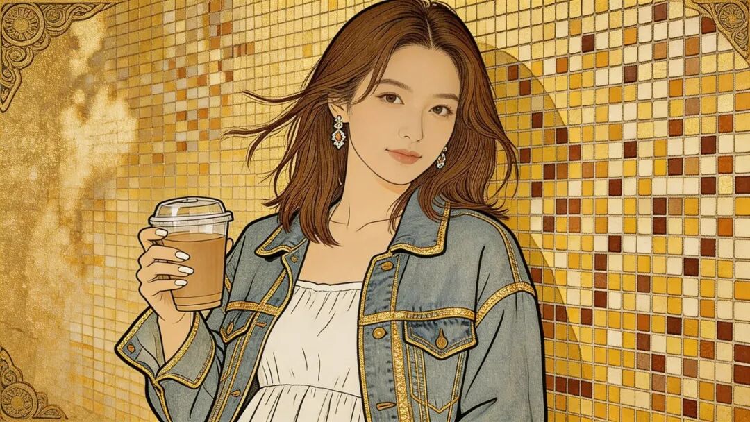 中世纪泥金手抄本风格