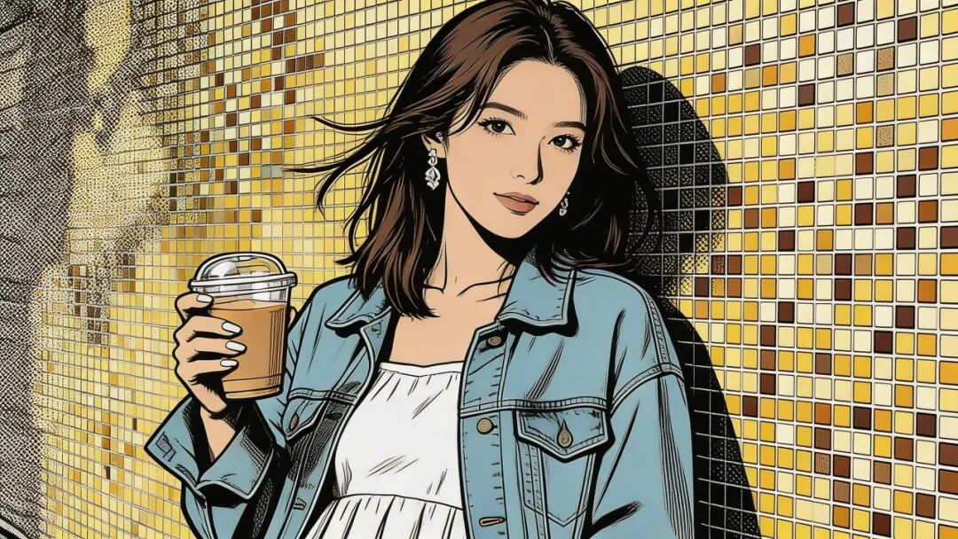 黑色漫画封面风格