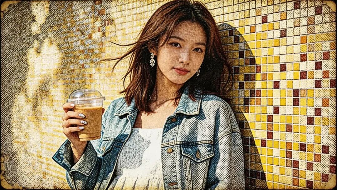 粗粝杂志封面风格