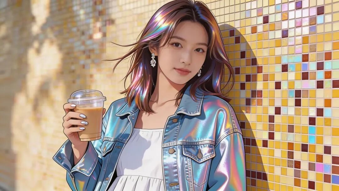 镭射箔时尚图风格