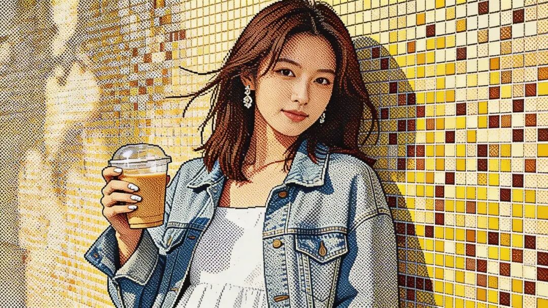 报纸网点版画风格