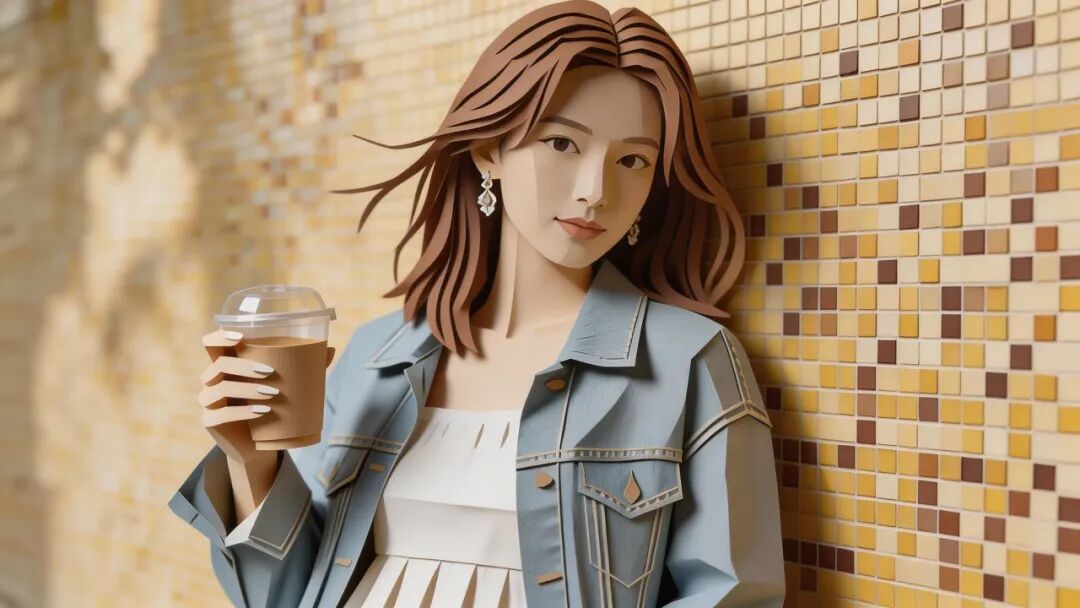 剪影卡梅奥风格