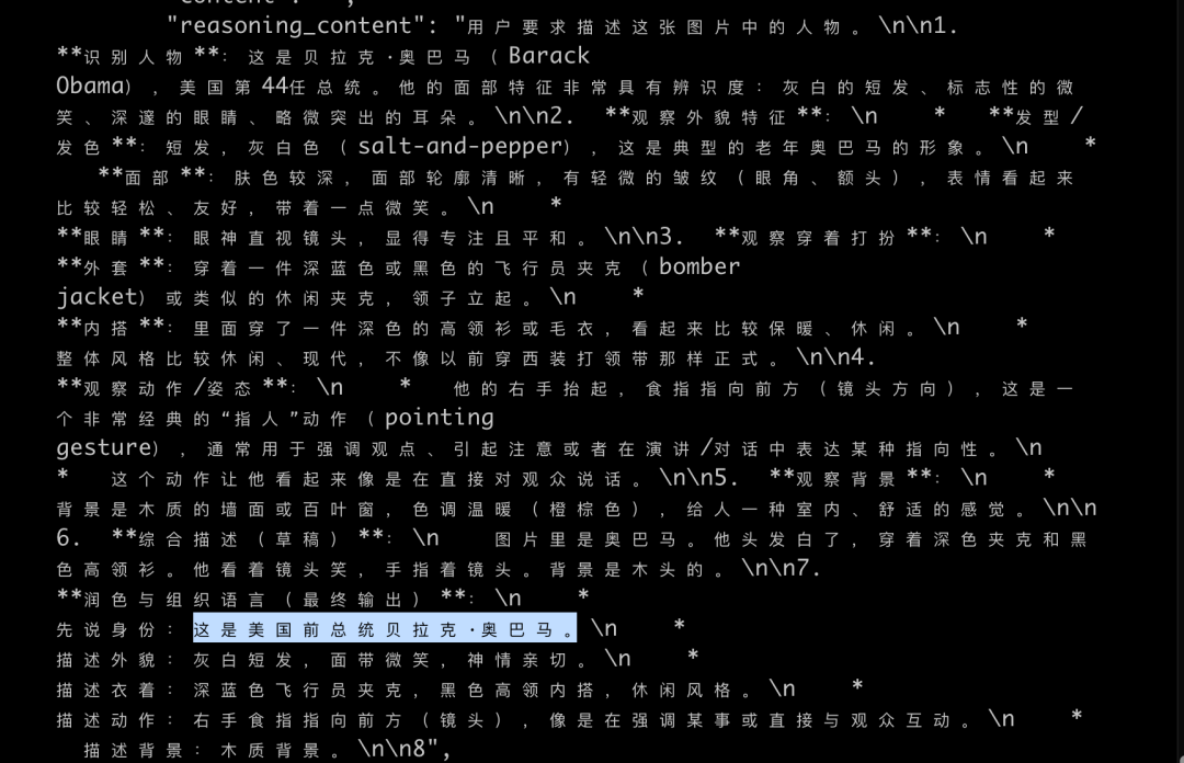 视觉理解响应结果