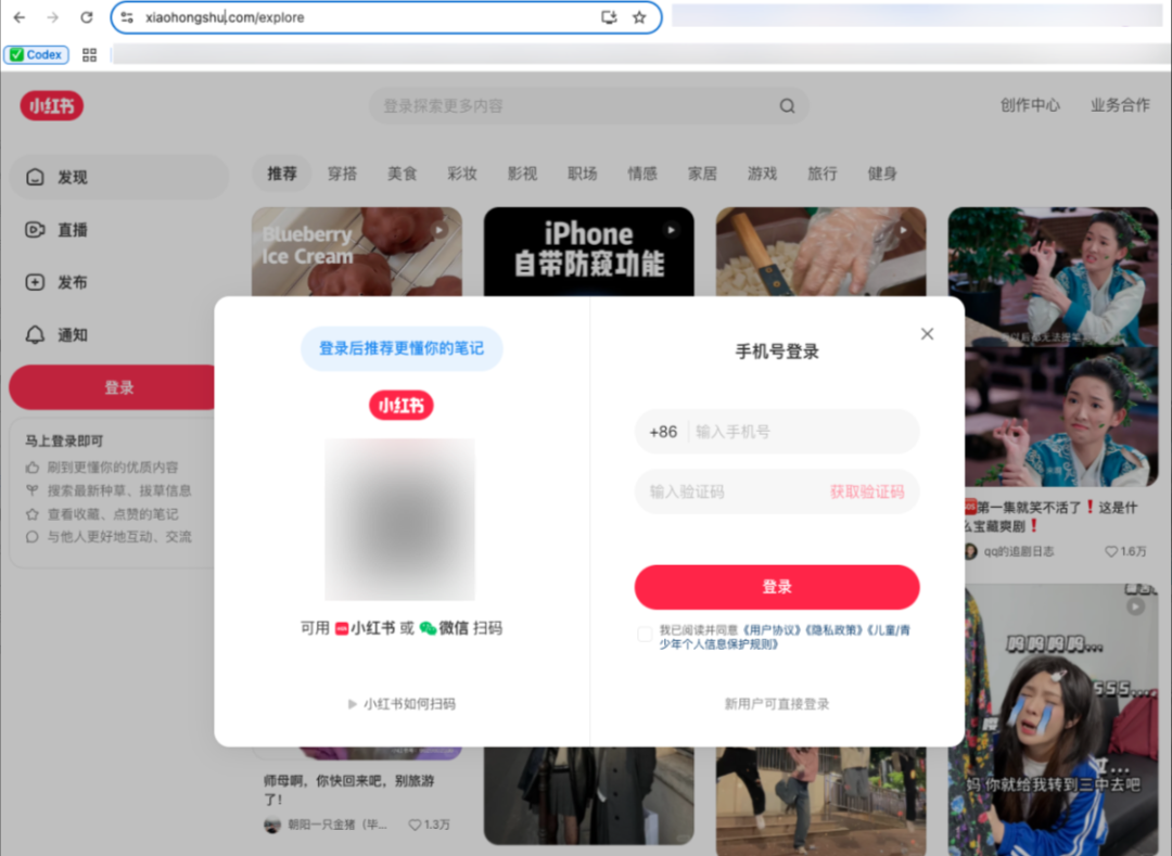 Codex桌面端截图