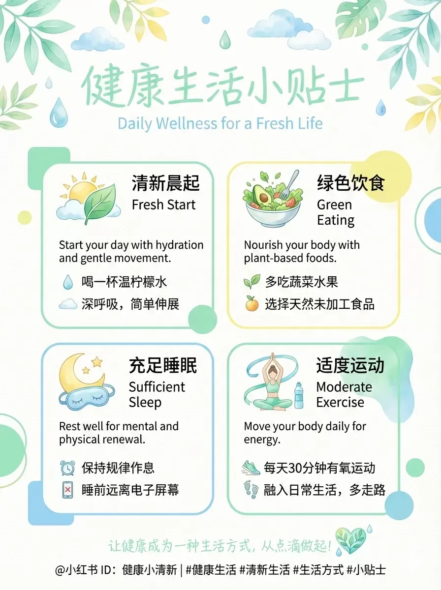 小红书配图卡片生成效果