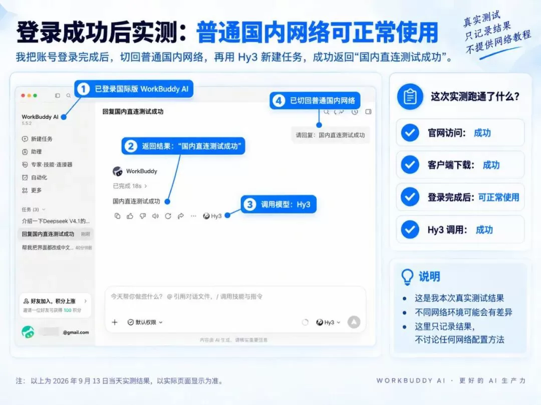 国内直连测试