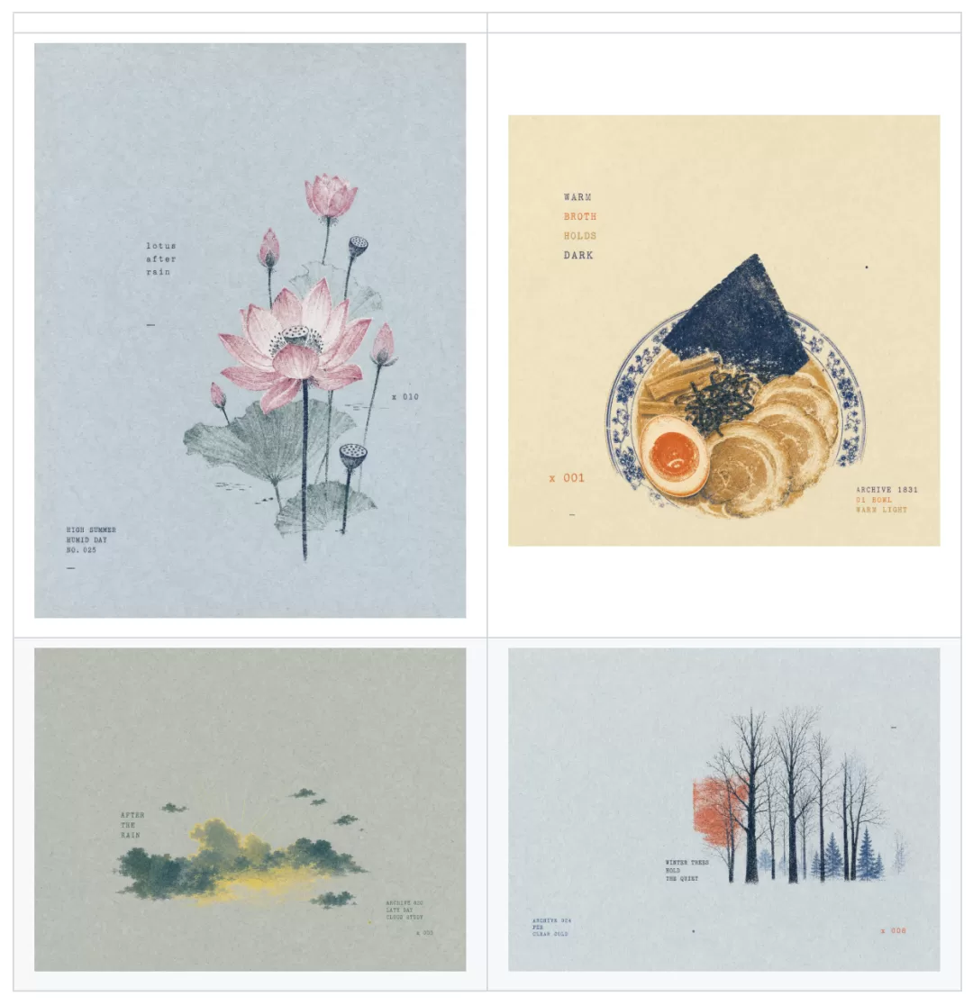 Riso 孔版印刷海报
